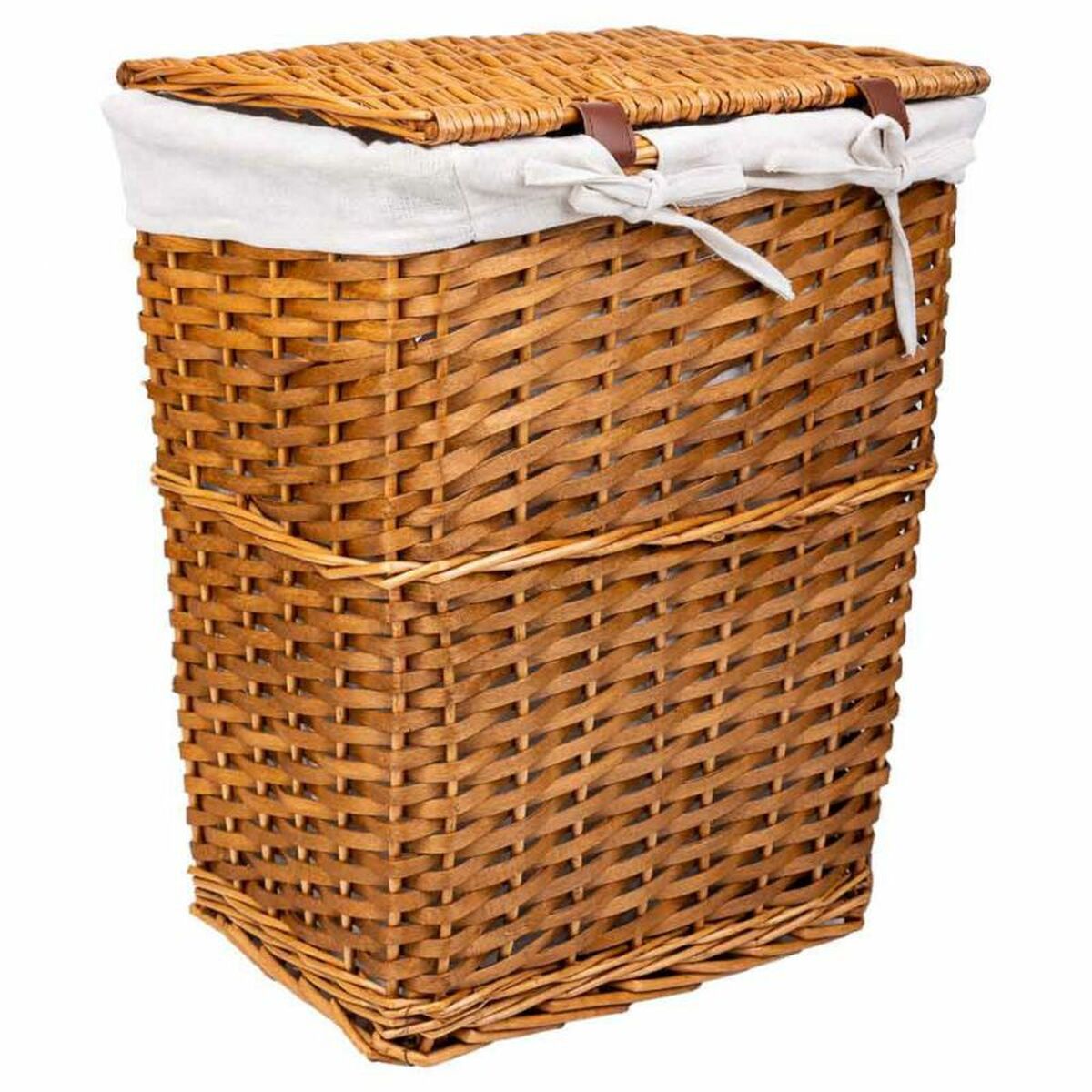 Košara za Umazano Perilo Alexandra House Living Rjava 36 x 54 x 45 cm 37 x 28 x 46 cm 30 x 22 x 38 cm 3 Kosi